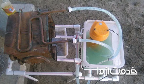 رسوب زدایی آبگرمکن دیواری به روش سنتی