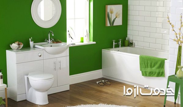 کاشی چسبی سرویس بهداشتی