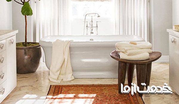 دکوراسیون سرویس بهداشتی کوچک