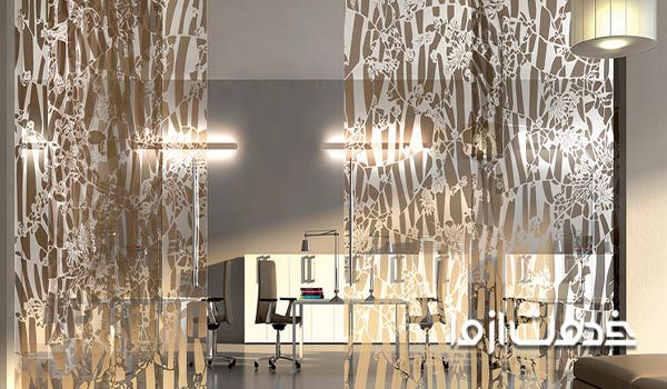 انواع شیشه های تزیینی و دیوارکوب