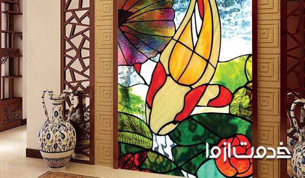 شیشه و دیوارکوب تزیینی