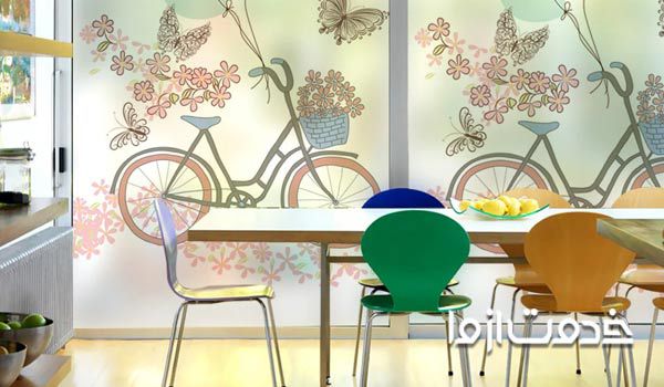 شیشه های رنگی دکوری