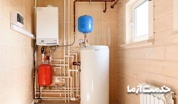 ورودی و خروجی آبگرمکن دیواری