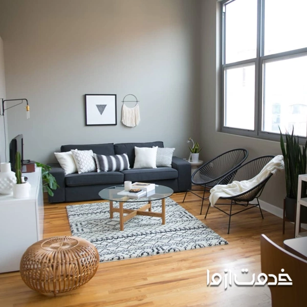 طوسی روشن، از زیباترین رنگ های ساختمانی