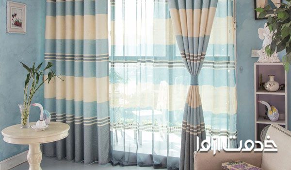 دوخت پرده اتاق پذیرایی