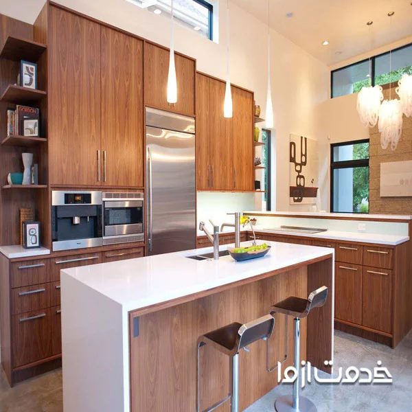 کاربرد متریال پلی وود در ساخت کابینت آشپزخانه