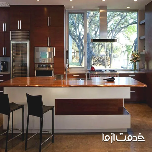 معایب متریال چوب طبیعی در بهترین مدل کابینت آشپزخانه