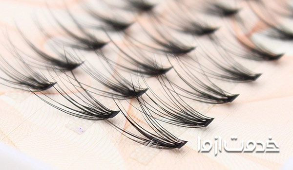 انواع مژه مصنوعی دانه ای