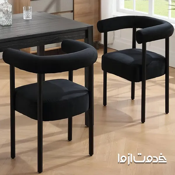 رنگ پارچه میز ناهار خوری مشکی