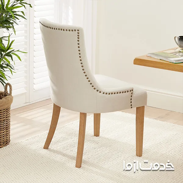 پارچه صندلی ناهارخوری کتانی