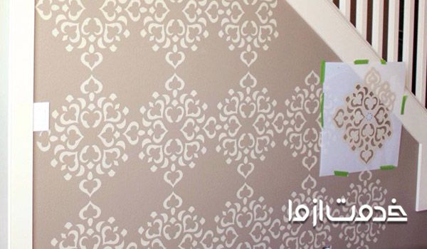 خرید شابلون نقاشی روی دیوار