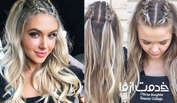 مدل بافت مو جلوی سر