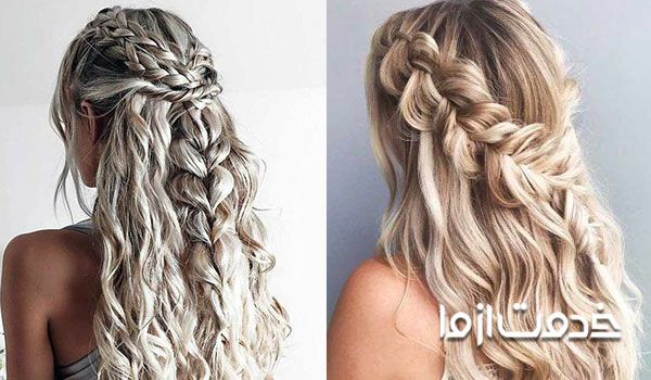 مدل بافت مو دخترانه ساده و شیک