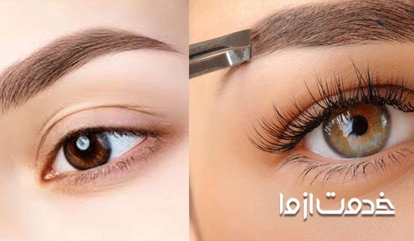 کیفیت ظاهری هاشور و سایه ابرو