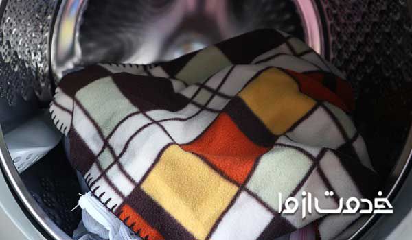 روش شستن پتوی گلبافت  طرز شستن پتو گلبافت در خانه  نحوه شستن پتو در خشکشویی