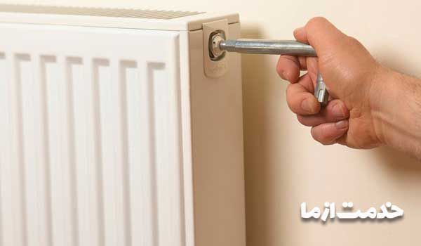 نحوه صحیح هواگیری رادیاتور منزل