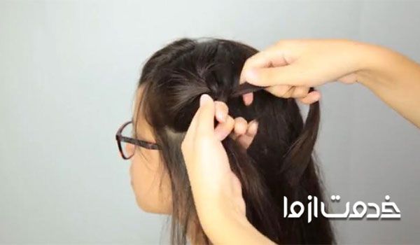 بافت مو فرانسوی یک طرفه