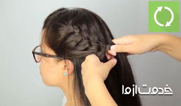 مدل بافت مو فرانسوی دخترانه