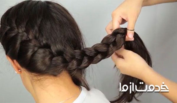 آموزش بافت فرانسوی دوتایی