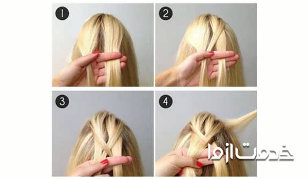 آموزش بافت مو تیغ ماهی کف سر