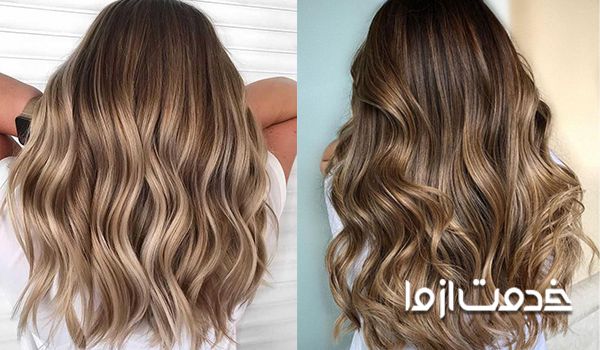 لولایت مو روی موی قهوه ای