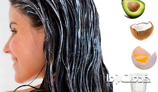 ماسک مو خانگی (به انگلیسی: Homemade hair growth mask)