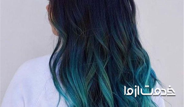 آموزش آمبره روی موی مشکی