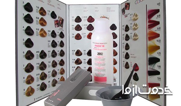 اموزش کاتالوگ خوانی رنگ مو