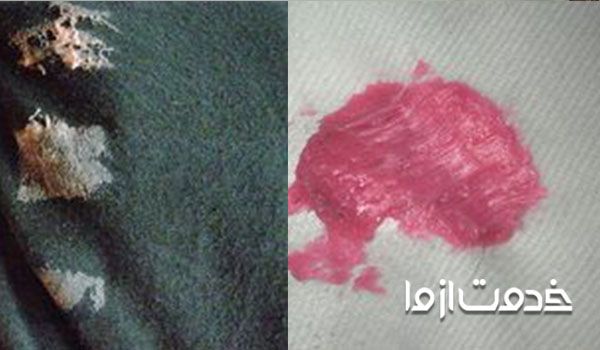 پاک کردن لکه رنگ مو فانتزی قرمز
