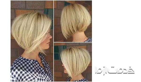 مدل موی کوتاه | مدل موی لایه ای متوسط