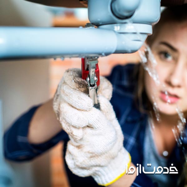 نشت یابی لوله با دستگاه در فردیس