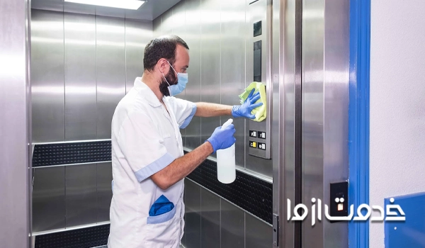 کارگر نظافت ساختمان جنوب تهران