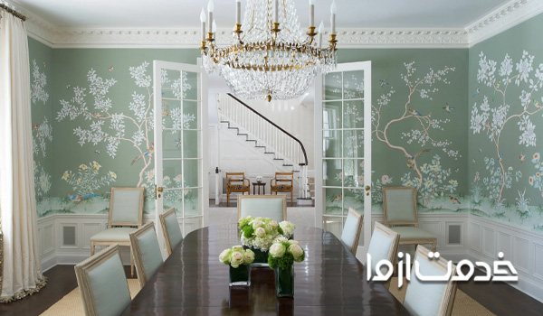 نصب کاغذ دیواری در تهران