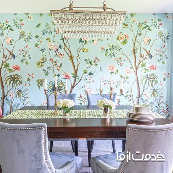 خدمات نصب کاغذ دیواری تهران