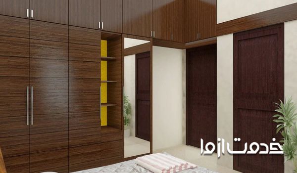 طراحی و اجرای کمد دیواری در شیراز