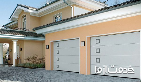 ساخت انواع در برقی در اصفهان درب کرکره ای پارکینگ اصفهان