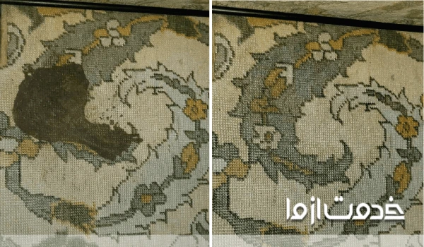 قبل و بعد شستشوی مبل در منزل