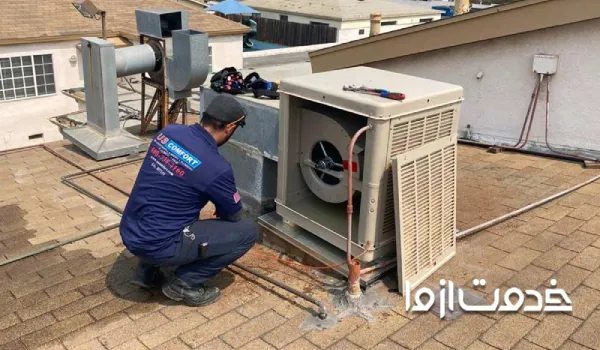 سرویس کولر آبی پرند