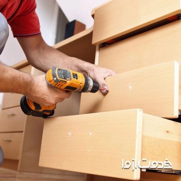 تعمیر کابینت در منزل با خدمت از ما