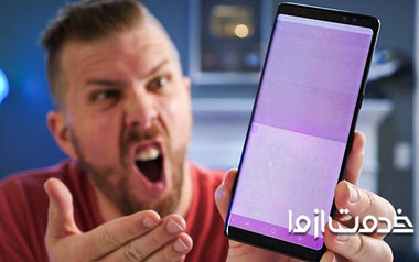 نشانه های خرابی LCD آیفون و سامسونگ
