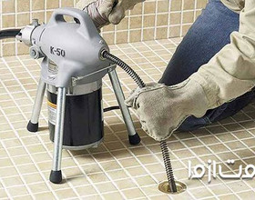 رفع گرفتگی لوله فاضلاب با سیمان