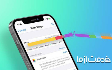 آزاد کردن حافظه آیفون