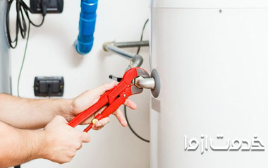 آموزش نصب آبگرمکن ایستاده
