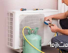 علائم کمبود گاز کولر گازی + 3 روش تشخیص نشتی گاز