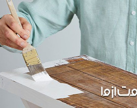 آموزش تغییر رنگ وسایل چوبی به سفید و دیگر رنگ‌ها