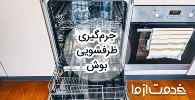 جرم گیری ماشین ظرفشویی بوش