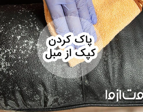 نحوه پاک کردن کپک از مبل