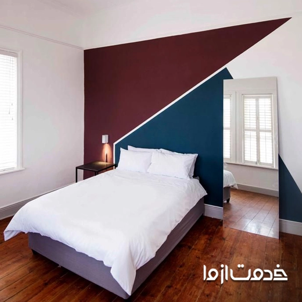 رنگ آمیزی مدرن دیوار