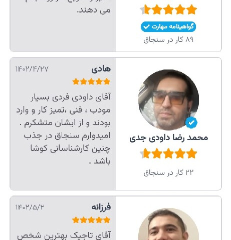 نمونه کار محمدرضا داوودی جدی - 1
