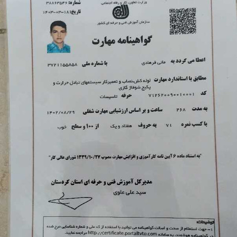 نمونه کار مانی فرهادی - 2